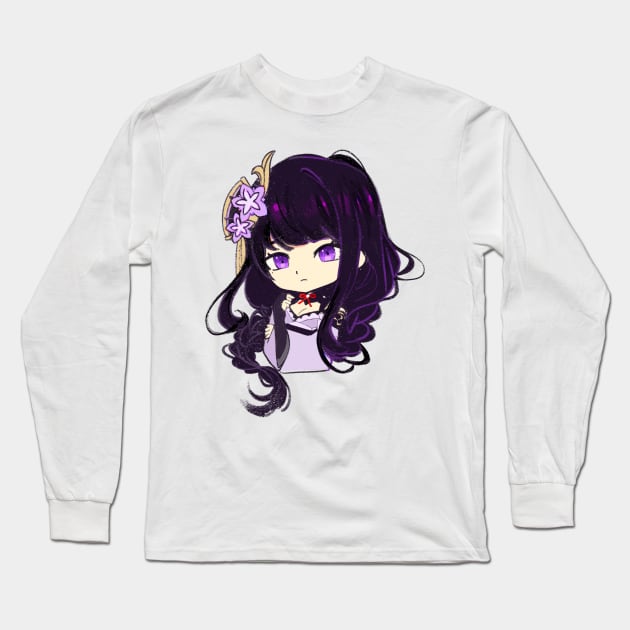 Raiden or Ei? Long Sleeve T-Shirt by ariaayuzawa